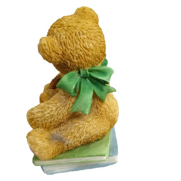 Enesco Cherished Teddies "Chalking Up Six Wishes"  6th Birthday Vintage Figurine - Picture 3 of 5